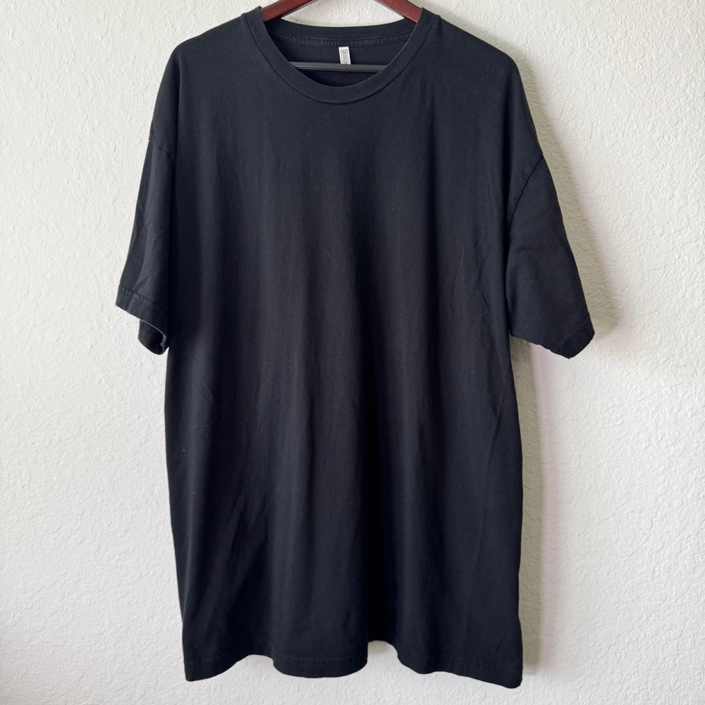 Dixxon Flannel Co Mens 2X Black Cotton Short Sleeve Crewneck TShirt Made in USA